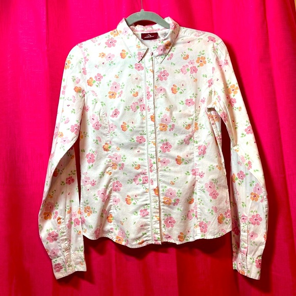 Jordache Tops - JORDACHE FLORAL BUTTON UP SIZE M